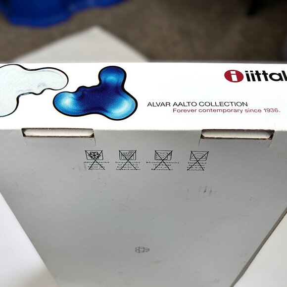 iittala Alvar Aalto Collection Glass Bowls - Set of 2 - NEW - Picture 7 of 8